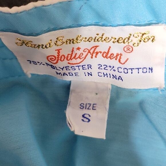 VINTAGE 1960'S JODIE ARDEN Hand Embroidered‎ Kimono - Picture 10 of 11